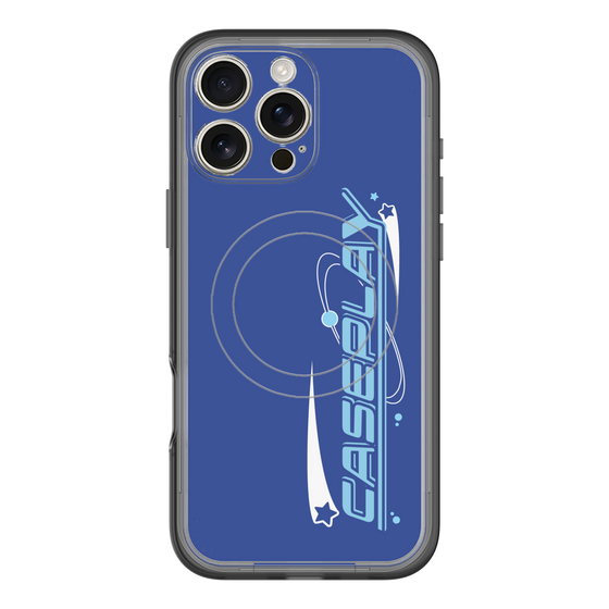 スリムプロテクションプレミアムケース with MagSafe［ オリジナル - Y2Kアレンジ - ブルー ］