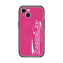 スリムプロテクションプレミアムケース with MagSafe［ オリジナル - Y2Kアレンジ - ピンク ］