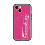スリムプロテクションプレミアムケース with MagSafe［ オリジナル - Y2Kアレンジ - ピンク ］