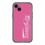 スリムプロテクションプレミアムケース with MagSafe［ オリジナル - Y2Kアレンジ - ピンク ］