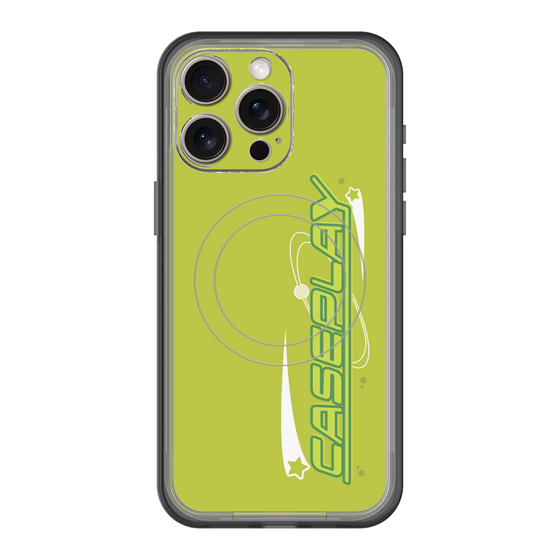 スリムプロテクションプレミアムケース with MagSafe［ オリジナル - Y2Kアレンジ - グリーン ］