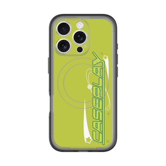 スリムプロテクションプレミアムケース with MagSafe［ オリジナル - Y2Kアレンジ - グリーン ］