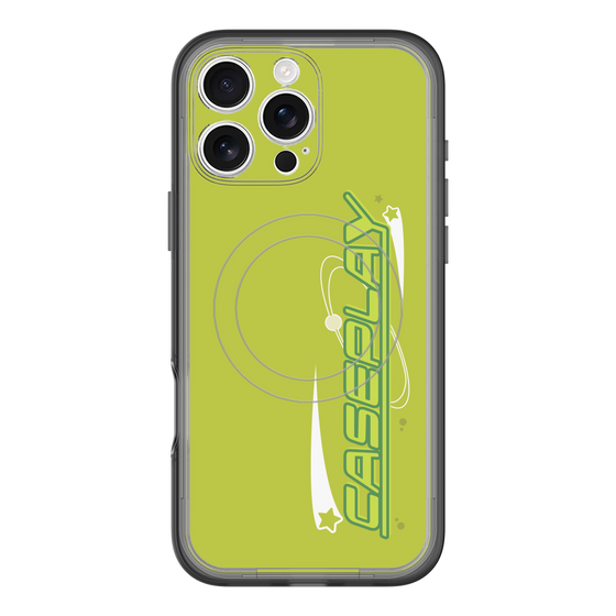スリムプロテクションプレミアムケース with MagSafe［ オリジナル - Y2Kアレンジ - グリーン ］