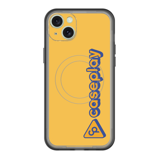 スリムプロテクションプレミアムケース with MagSafe［ オリジナル - CASEPLAYロゴタイプ - オレンジ ］