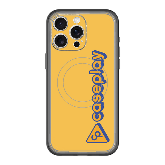 スリムプロテクションプレミアムケース with MagSafe［ オリジナル - CASEPLAYロゴタイプ - オレンジ ］