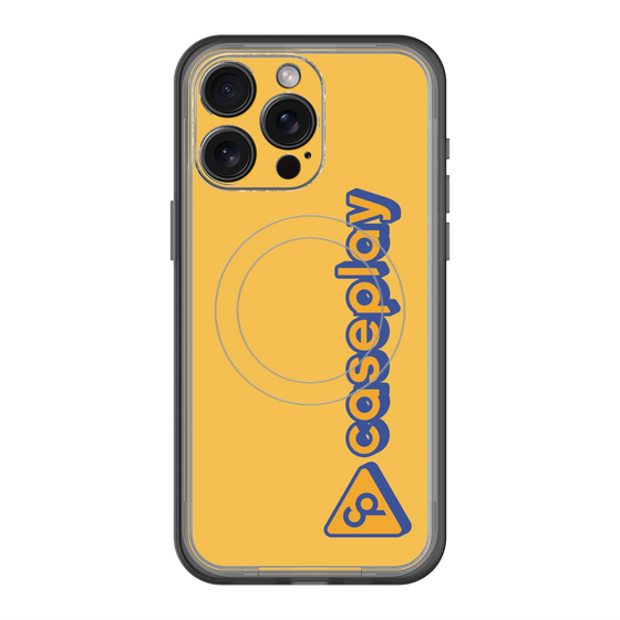 スリムプロテクションプレミアムケース with MagSafe［ オリジナル - CASEPLAYロゴタイプ - オレンジ ］