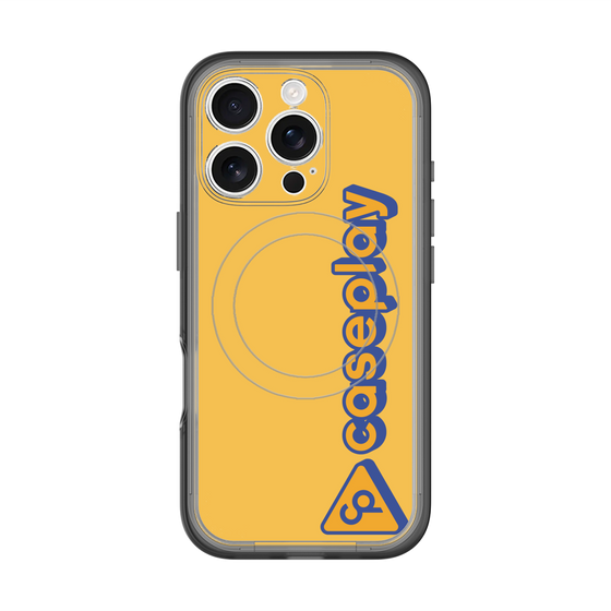 スリムプロテクションプレミアムケース with MagSafe［ オリジナル - CASEPLAYロゴタイプ - オレンジ ］
