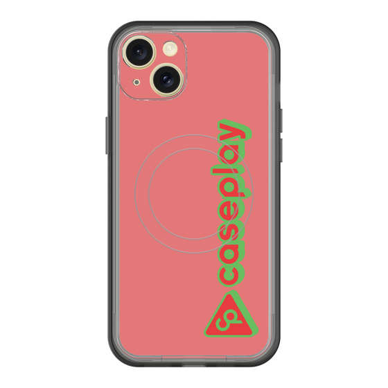 スリムプロテクションプレミアムケース with MagSafe［ オリジナル - CASEPLAYロゴタイプ - レッド ］