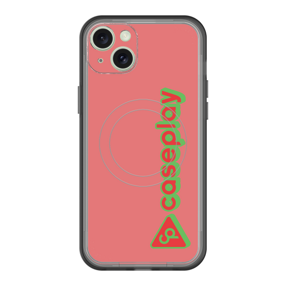 スリムプロテクションプレミアムケース with MagSafe［ オリジナル - CASEPLAYロゴタイプ - レッド ］
