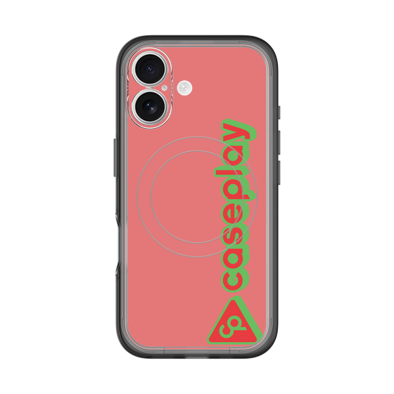 スリムプロテクションプレミアムケース with MagSafe［ オリジナル - CASEPLAYロゴタイプ - レッド ］