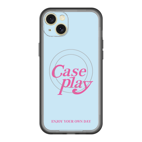 スリムプロテクションプレミアムケース with MagSafe［ オリジナル - ENJOY YOUR OWN DAY - ライトブルー ］