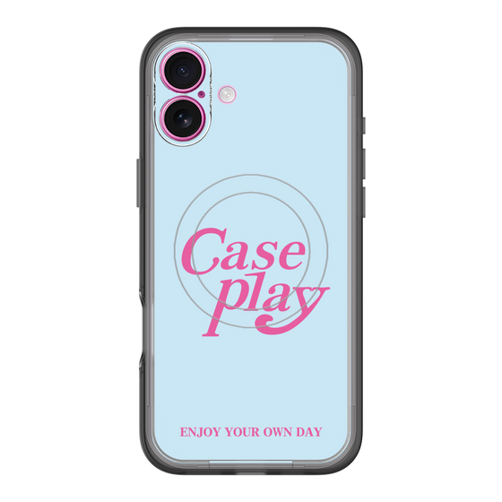 スリムプロテクションプレミアムケース with MagSafe［ オリジナル - ENJOY YOUR OWN DAY - ライトブルー ］