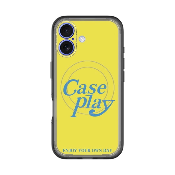 スリムプロテクションプレミアムケース with MagSafe［ オリジナル - ENJOY YOUR OWN DAY - イエロー ］