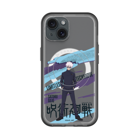 スリムプロテクションプレミアムケース with MagSafe［ 呪術廻戦 - 立ち絵 - 五条 悟（懐玉・玉折） ］