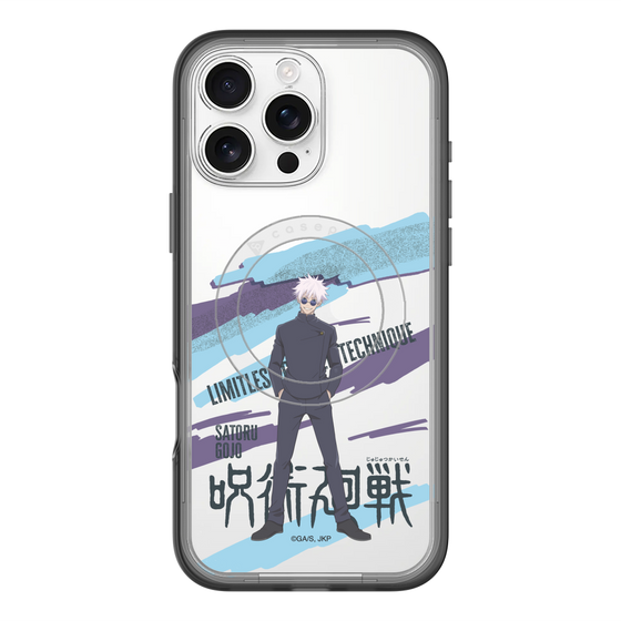 スリムプロテクションプレミアムケース with MagSafe［ 呪術廻戦 - 立ち絵 - 五条 悟（懐玉・玉折） ］