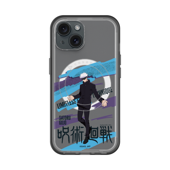 スリムプロテクションプレミアムケース with MagSafe［ 呪術廻戦 - 立ち絵 - 五条 悟 ］