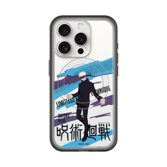 スリムプロテクションプレミアムケース with MagSafe［ 呪術廻戦 - 立ち絵 - 五条 悟 ］