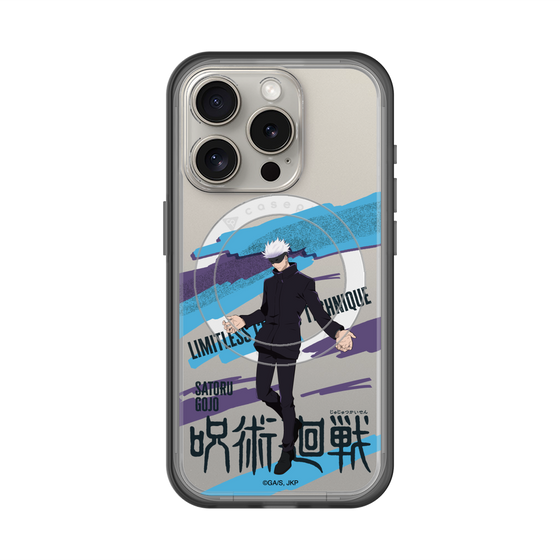 スリムプロテクションプレミアムケース with MagSafe［ 呪術廻戦 - 立ち絵 - 五条 悟 ］