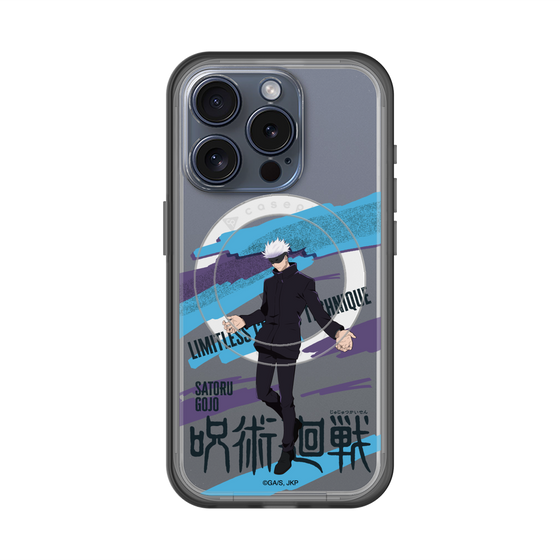 スリムプロテクションプレミアムケース with MagSafe［ 呪術廻戦 - 立ち絵 - 五条 悟 ］