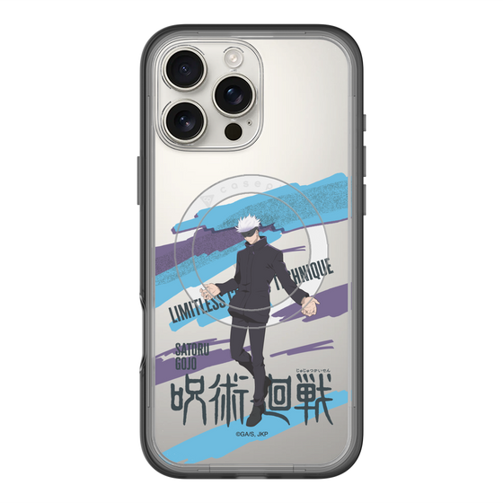スリムプロテクションプレミアムケース with MagSafe［ 呪術廻戦 - 立ち絵 - 五条 悟 ］
