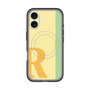 スリムプロテクションプレミアムケース with MagSafe［ オリジナル - initial color line - R yellow ］
