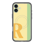 スリムプロテクションプレミアムケース with MagSafe［ オリジナル - initial color line - R yellow ］