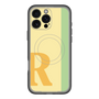 スリムプロテクションプレミアムケース with MagSafe［ オリジナル - initial color line - R yellow ］