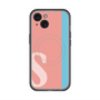 スリムプロテクションプレミアムケース with MagSafe［ オリジナル - initial color line - S pink ］