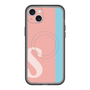 スリムプロテクションプレミアムケース with MagSafe［ オリジナル - initial color line - S pink ］