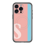 スリムプロテクションプレミアムケース with MagSafe［ オリジナル - initial color line - S pink ］