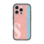 スリムプロテクションプレミアムケース with MagSafe［ オリジナル - initial color line - S pink ］