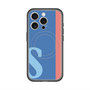 スリムプロテクションプレミアムケース with MagSafe［ オリジナル - initial color line - S blue ］