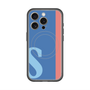 スリムプロテクションプレミアムケース with MagSafe［ オリジナル - initial color line - S blue ］
