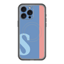 スリムプロテクションプレミアムケース with MagSafe［ オリジナル - initial color line - S blue ］