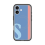 スリムプロテクションプレミアムケース with MagSafe［ オリジナル - initial color line - S blue ］