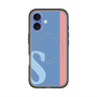 スリムプロテクションプレミアムケース with MagSafe［ オリジナル - initial color line - S blue ］