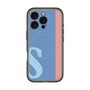 スリムプロテクションプレミアムケース with MagSafe［ オリジナル - initial color line - S blue ］