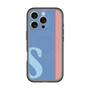 スリムプロテクションプレミアムケース with MagSafe［ オリジナル - initial color line - S blue ］