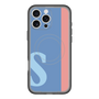 スリムプロテクションプレミアムケース with MagSafe［ オリジナル - initial color line - S blue ］