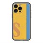 スリムプロテクションプレミアムケース with MagSafe［ オリジナル - initial color line - S orange ］