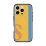 スリムプロテクションプレミアムケース with MagSafe［ オリジナル - initial color line - S orange ］