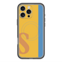 スリムプロテクションプレミアムケース with MagSafe［ オリジナル - initial color line - S orange ］