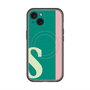 スリムプロテクションプレミアムケース with MagSafe［ オリジナル - initial color line - S green ］
