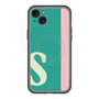 スリムプロテクションプレミアムケース with MagSafe［ オリジナル - initial color line - S green ］