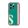 スリムプロテクションプレミアムケース with MagSafe［ オリジナル - initial color line - S green ］