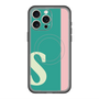 スリムプロテクションプレミアムケース with MagSafe［ オリジナル - initial color line - S green ］