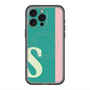 スリムプロテクションプレミアムケース with MagSafe［ オリジナル - initial color line - S green ］
