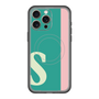 スリムプロテクションプレミアムケース with MagSafe［ オリジナル - initial color line - S green ］