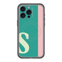 スリムプロテクションプレミアムケース with MagSafe［ オリジナル - initial color line - S green ］