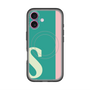 スリムプロテクションプレミアムケース with MagSafe［ オリジナル - initial color line - S green ］
